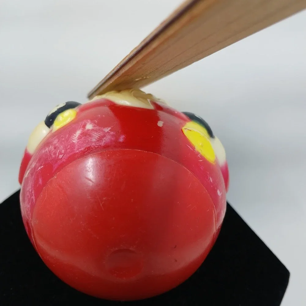 Vintage Kiddie Products Santa Claus Roly Poly Wobbler Toy Plastic 23cm Christmas